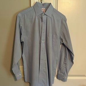 Brooks Brothers Spread Collar Shirt - Regular Fit - Size 15 2/3